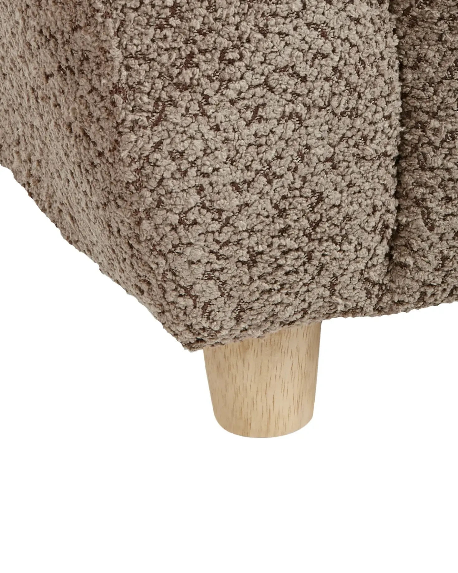 Poltrona per Bambini Ippopotamo MARIBO Bouclé Marrone