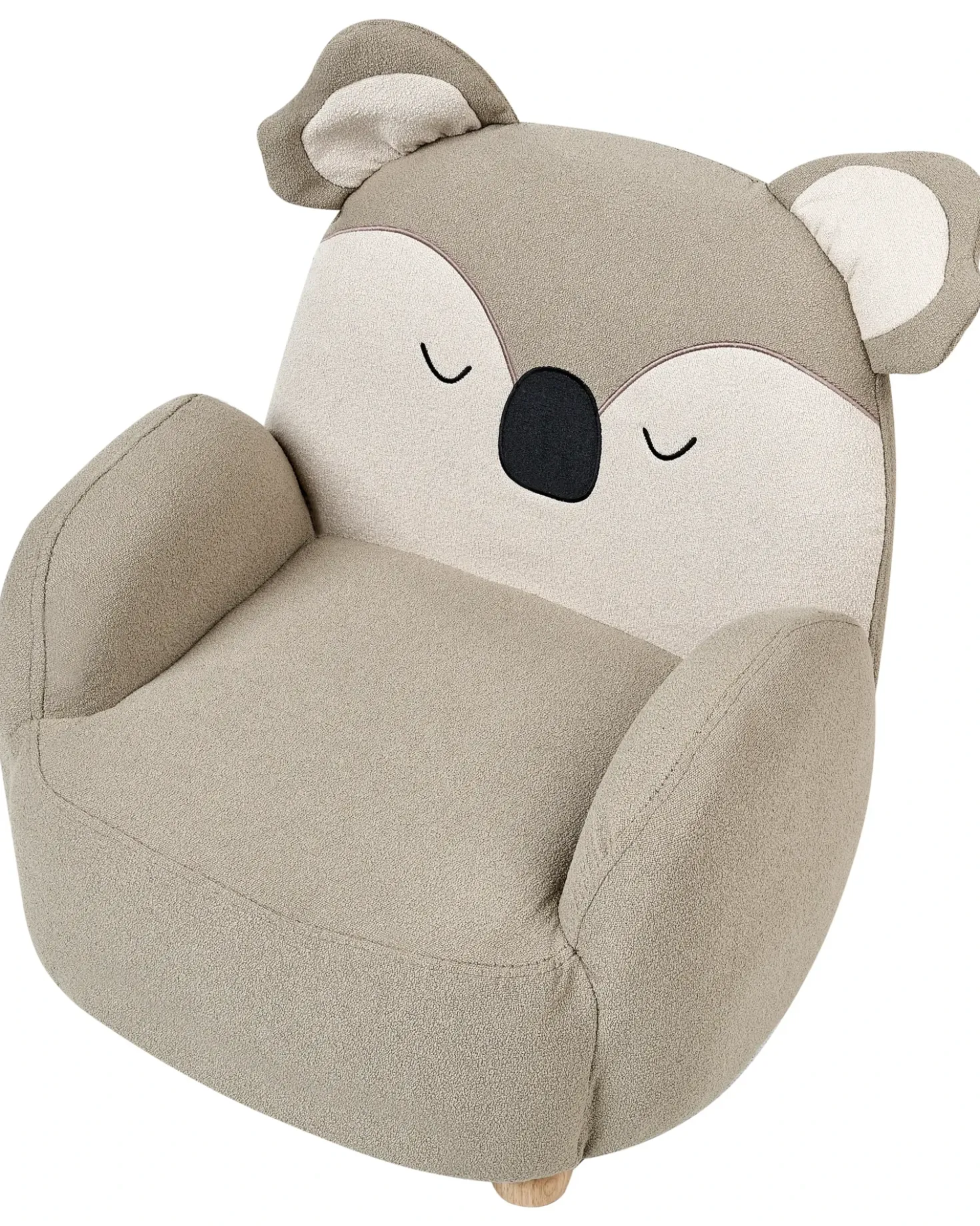 Poltrona per Bambini Koala HERVIK Tessuto Tortora
