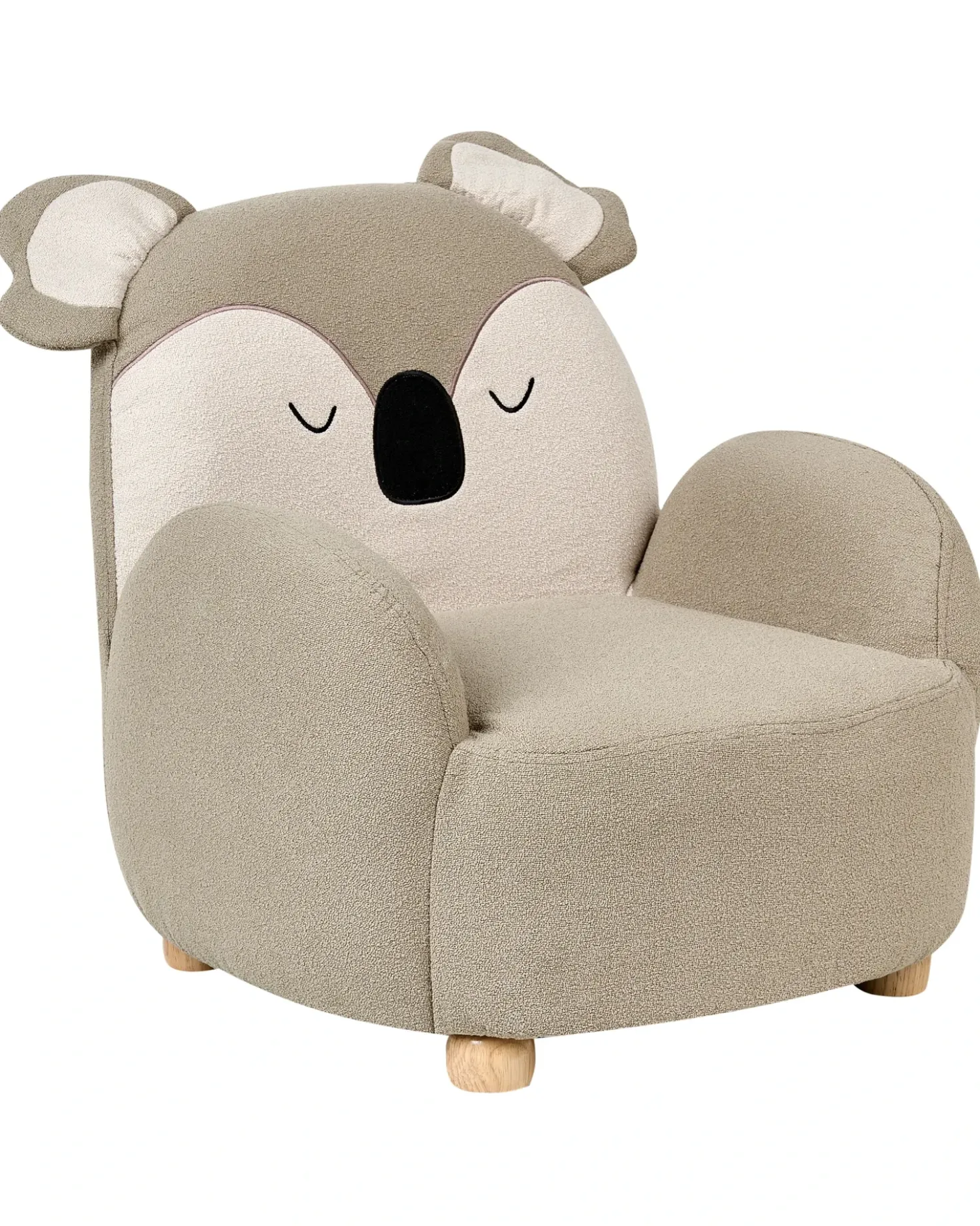 Poltrona per Bambini Koala HERVIK Tessuto Tortora