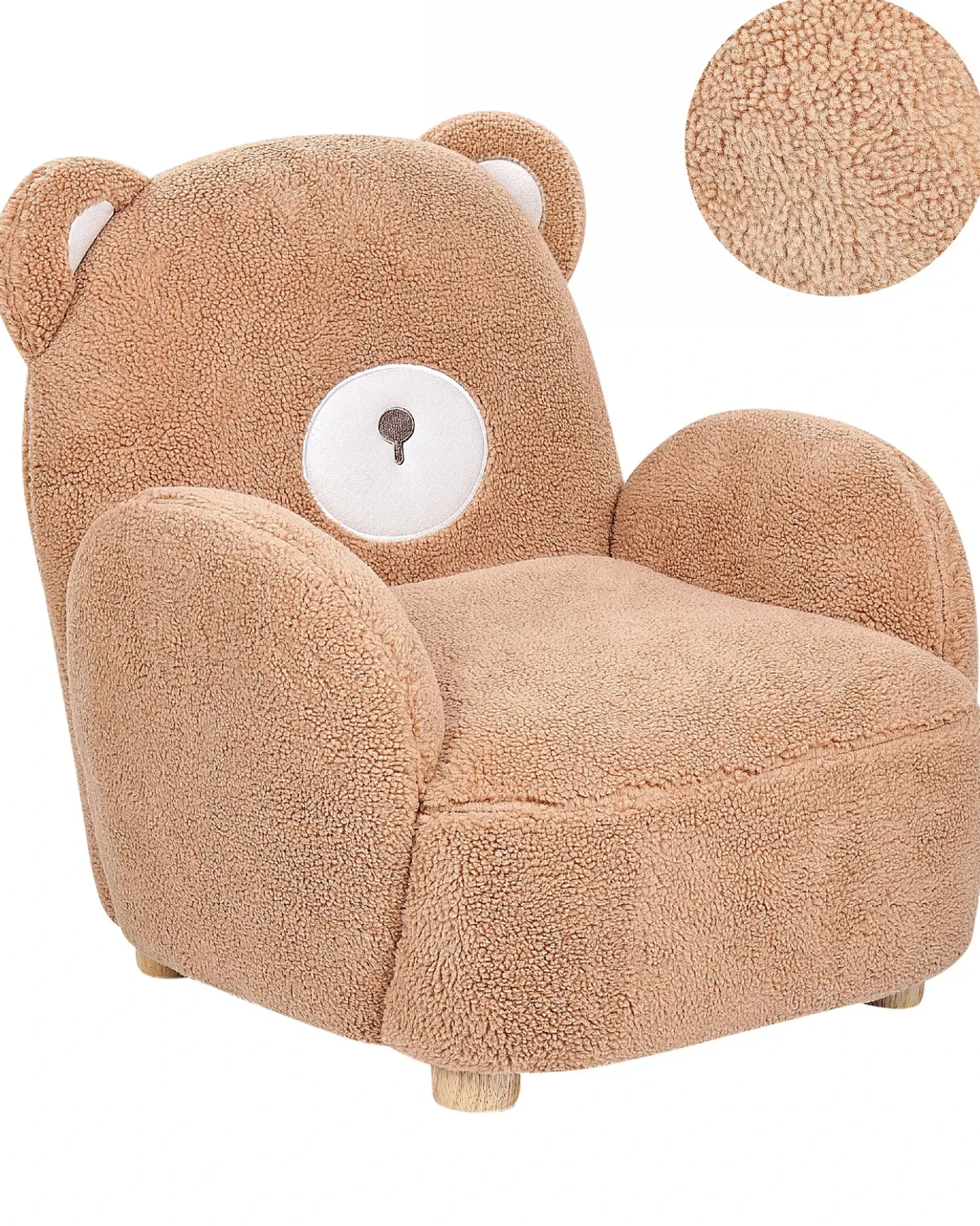 Poltrona per Bambini Orsacchiotto BOO Bouclé Marrone