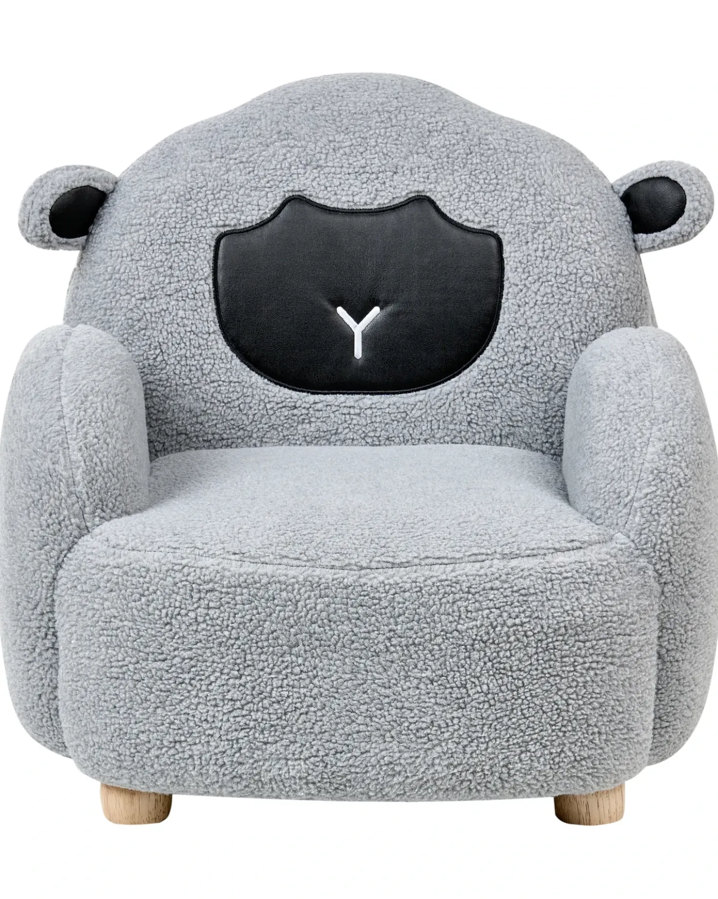 Poltrona per Bambini Pecora ULA Bouclé Grigio