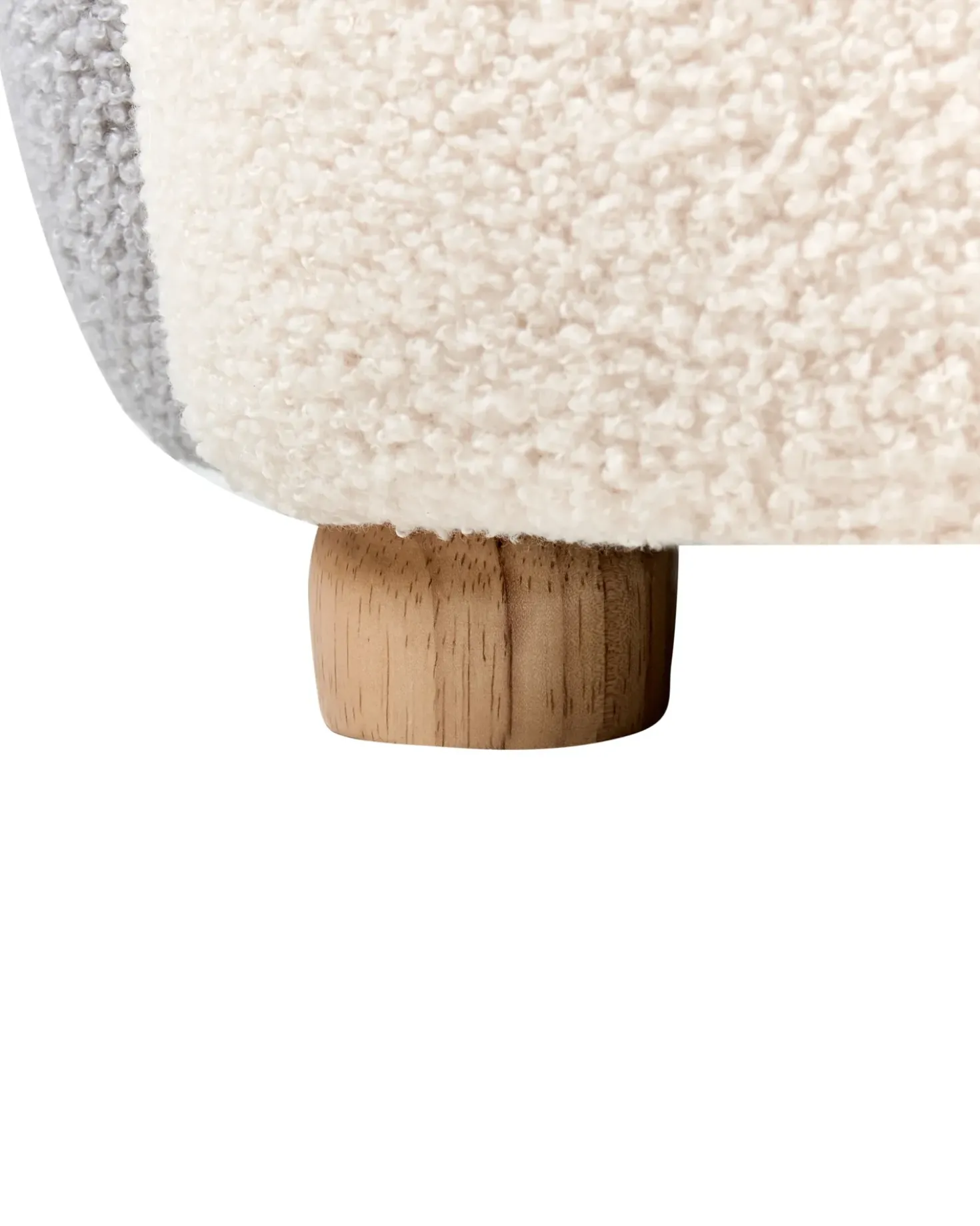 Poltrona per Bambini Pinguino FYN Bouclé Grigio