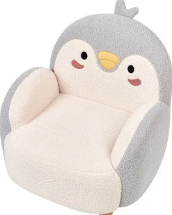 Poltrona per Bambini Pinguino FYN Bouclé Grigio