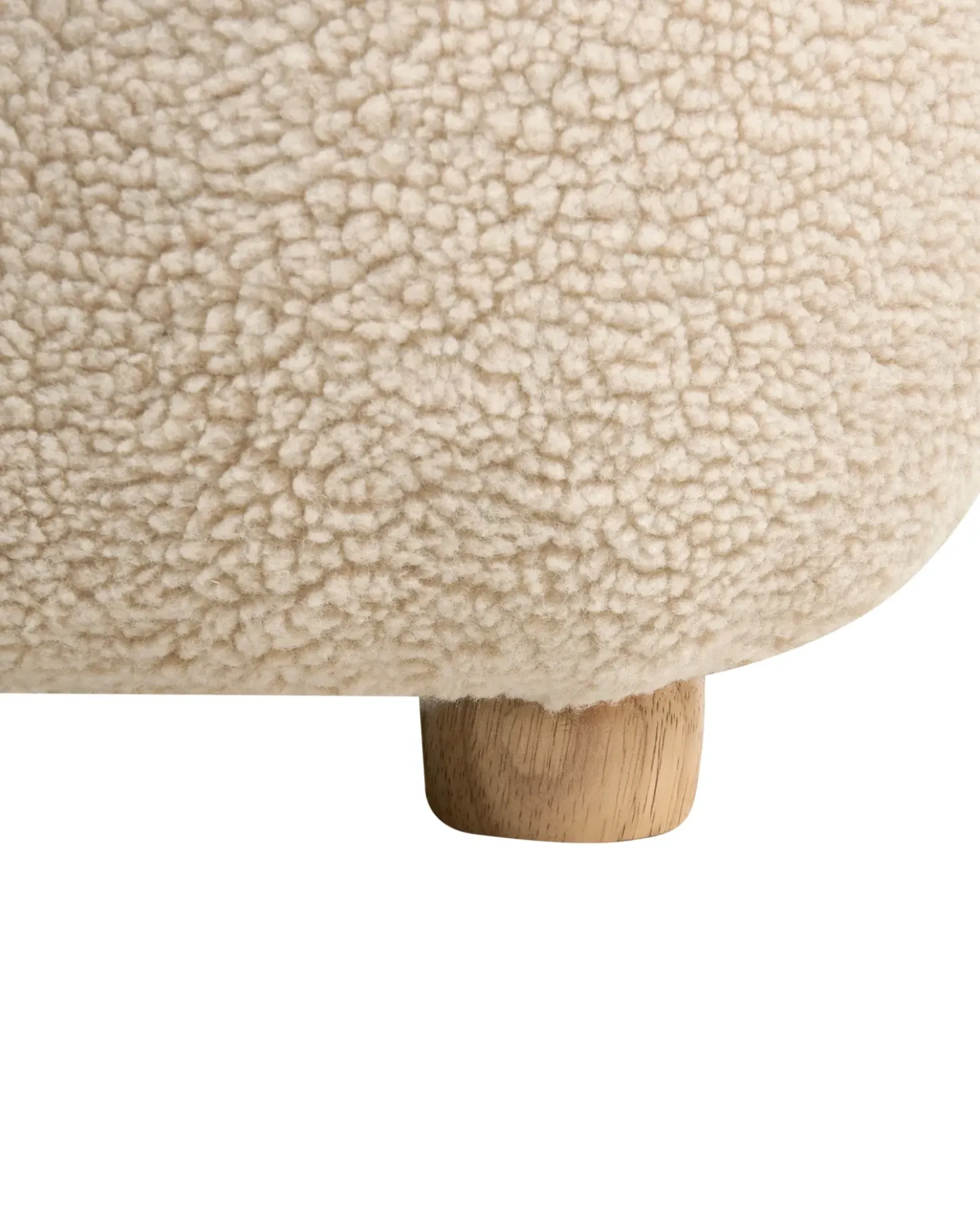 Poltrona per Bambini Unicorno LULEA Bouclé Beige chiaro