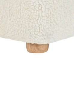 Poltrona per Bambini Unicorno LULEA Bouclé Bianco sporco