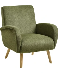 Poltrona PLASSEN Tessuto Verde