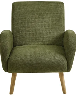 Poltrona PLASSEN Tessuto Verde