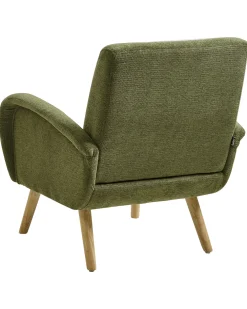 Poltrona PLASSEN Tessuto Verde
