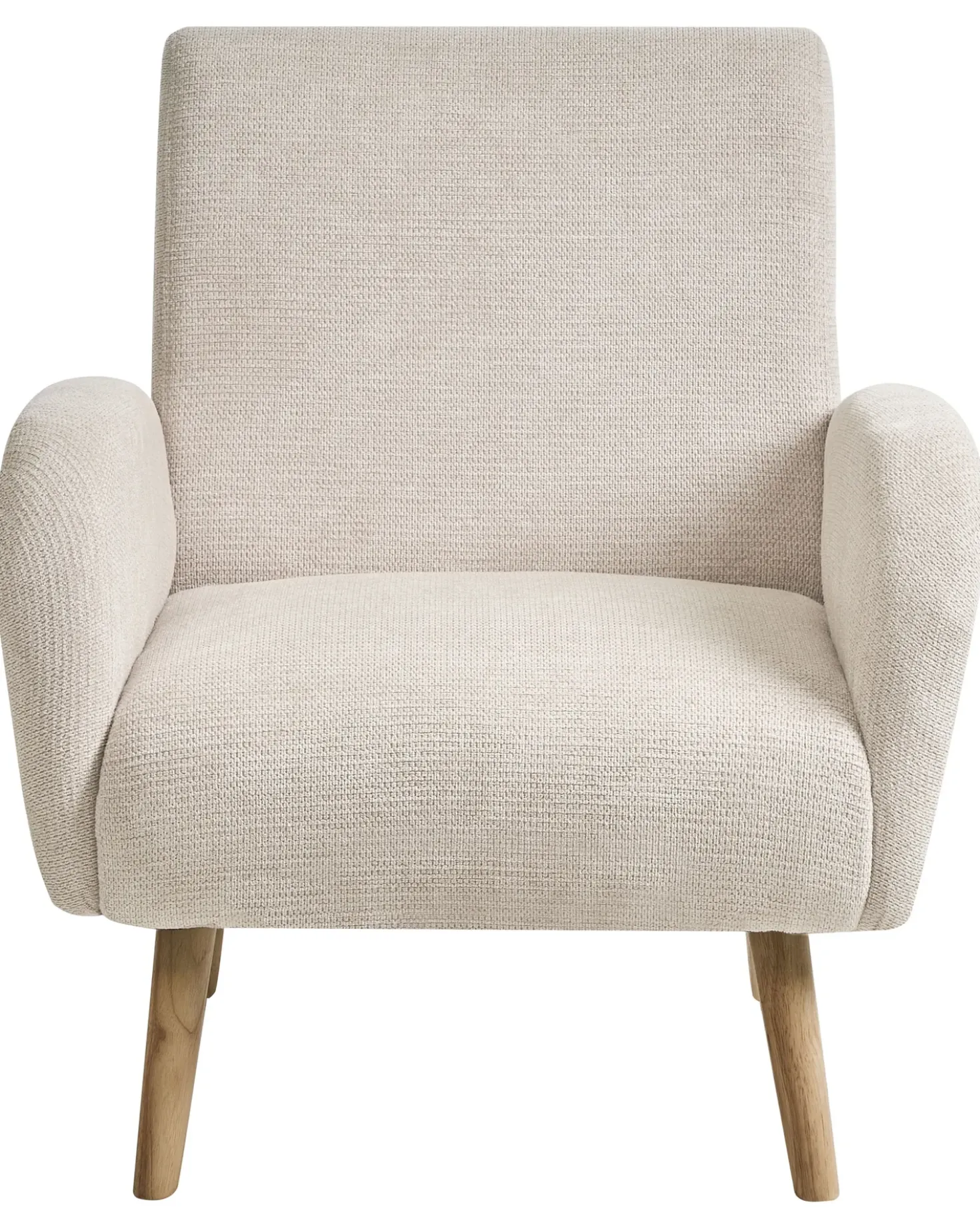 Poltrona PLASSEN Tessuto Beige chiaro