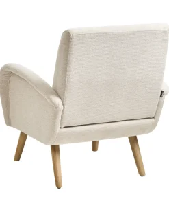 Poltrona PLASSEN Tessuto Beige chiaro