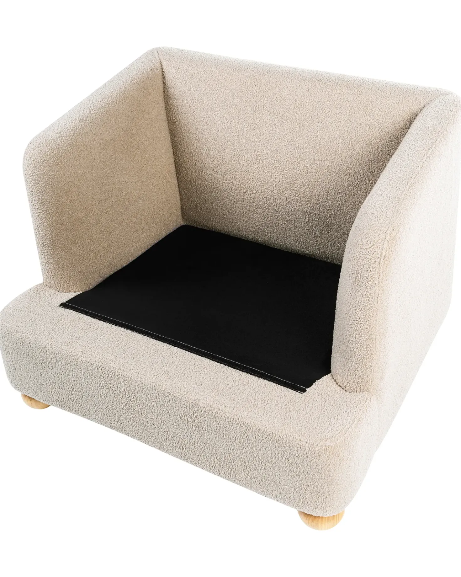 Poltrona RATTVIK Bouclé Beige