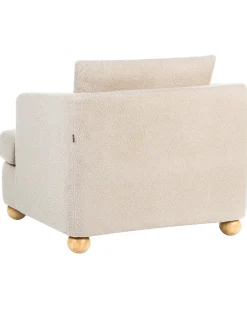 Poltrona RATTVIK Bouclé Beige