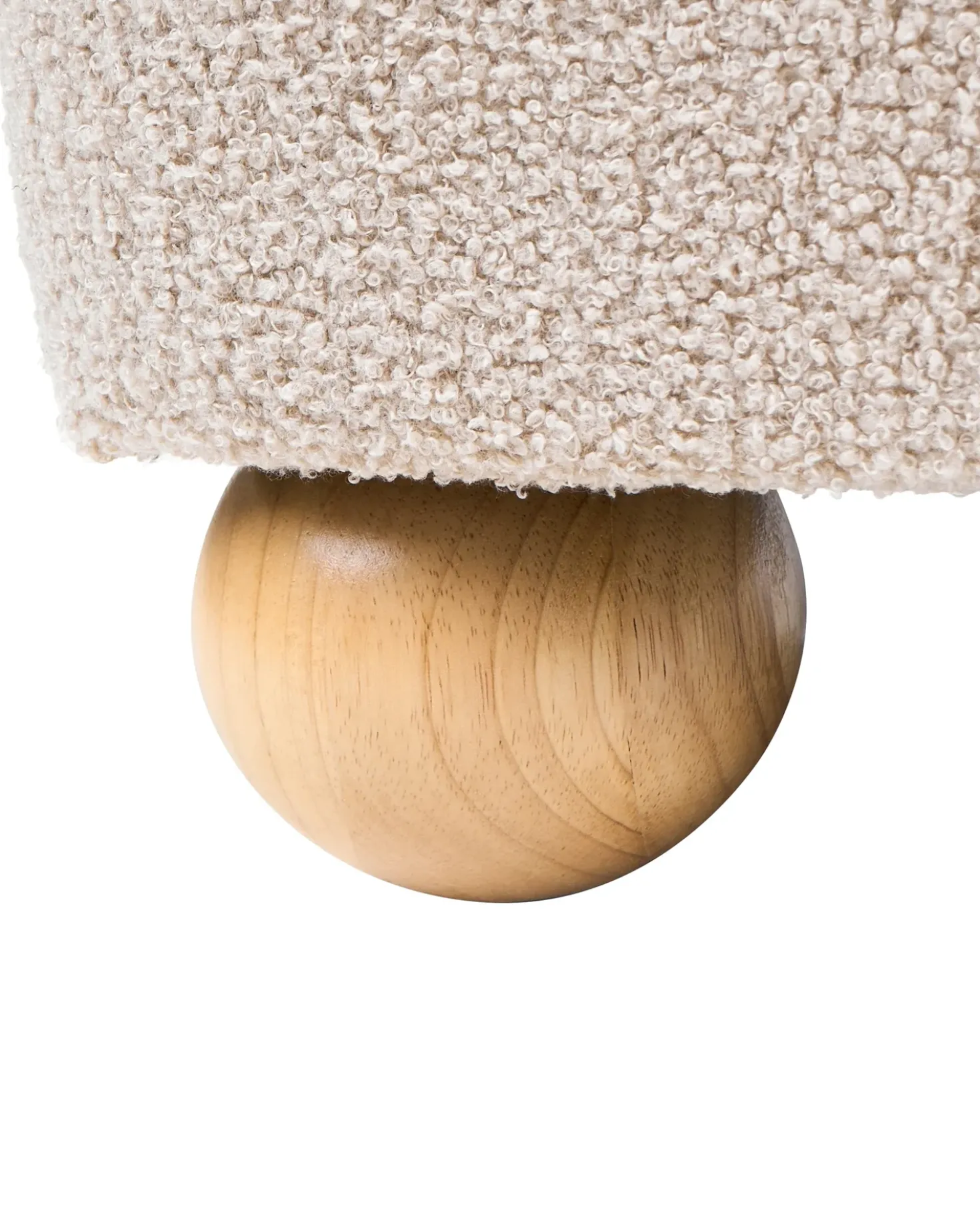 Poltrona RATTVIK Bouclé Beige