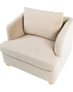 Poltrona RATTVIK Bouclé Beige