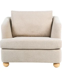 Poltrona RATTVIK Bouclé Beige