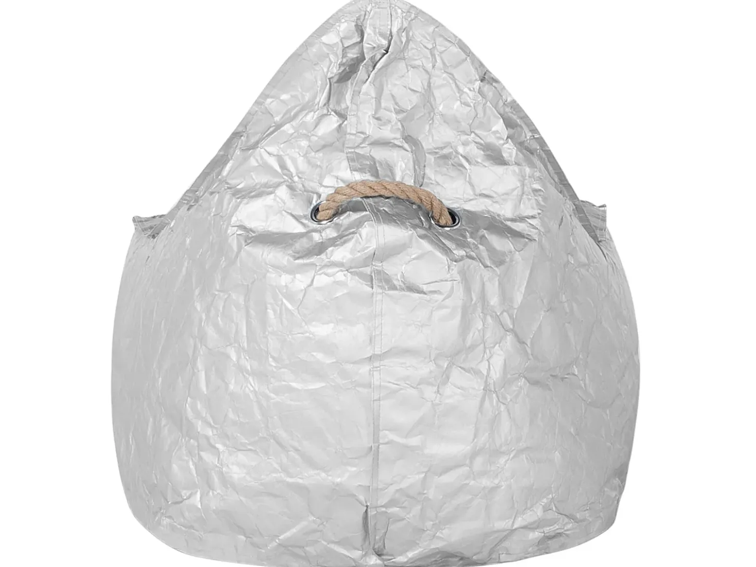 Poltrona sacco 200 L DROP 63 cm 75 cm Argento
