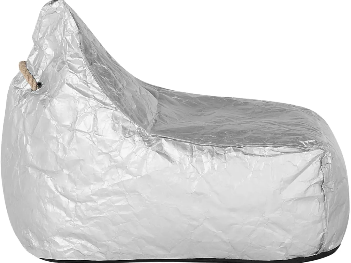 Poltrona sacco 200 L DROP 63 cm 75 cm Argento