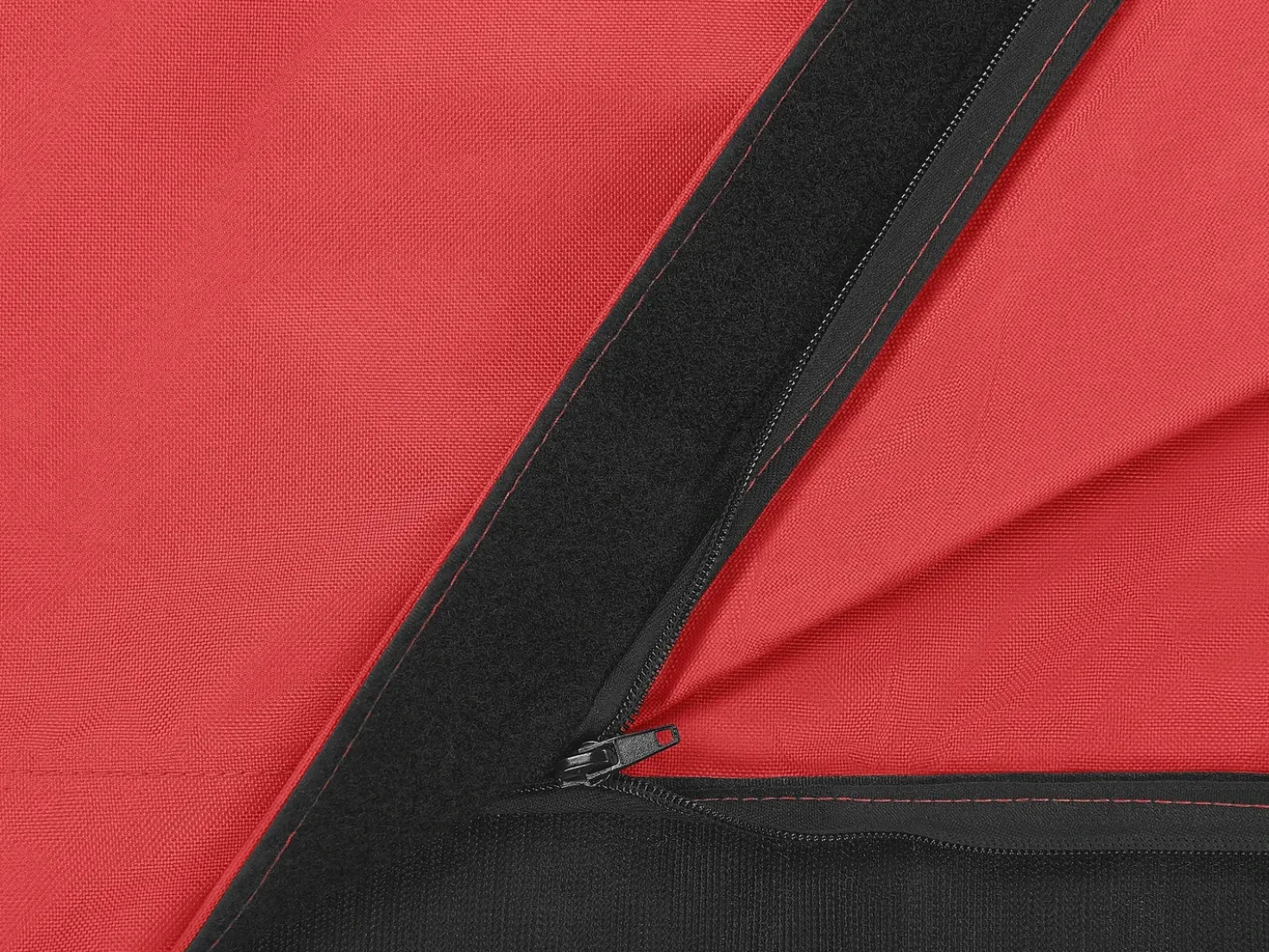 Poltrona sacco 300 L FUZZY 140 cm 180 cm Rosso