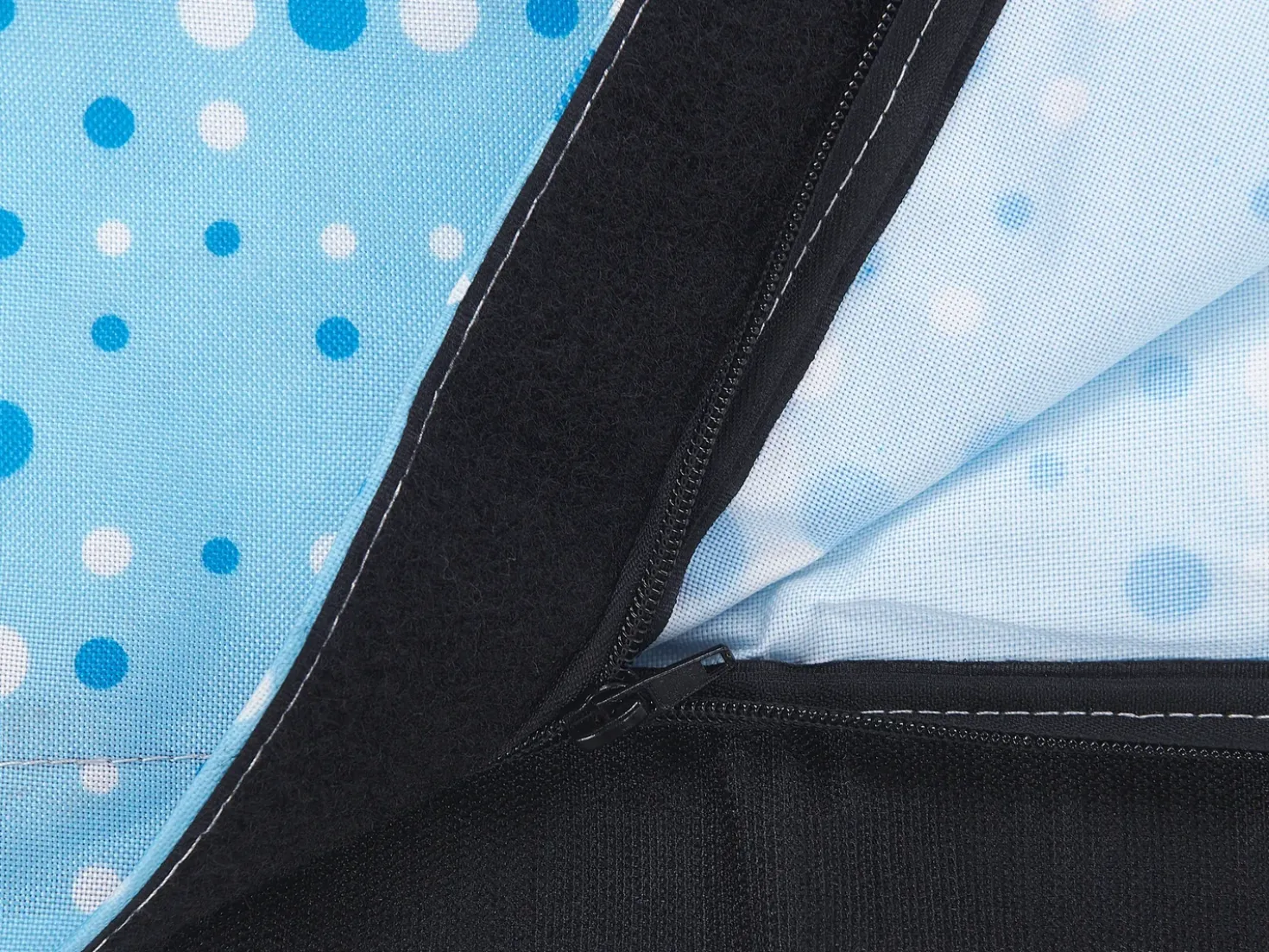 Poltrona sacco 300 L FUZZY 140 cm 180 cm Azzurro
