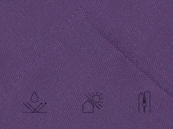 Poltrona sacco 300 L FUZZY 140 cm 180 cm Viola