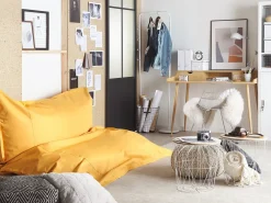Poltrona sacco 600 L FUZZY 180 cm 230 cm Giallo
