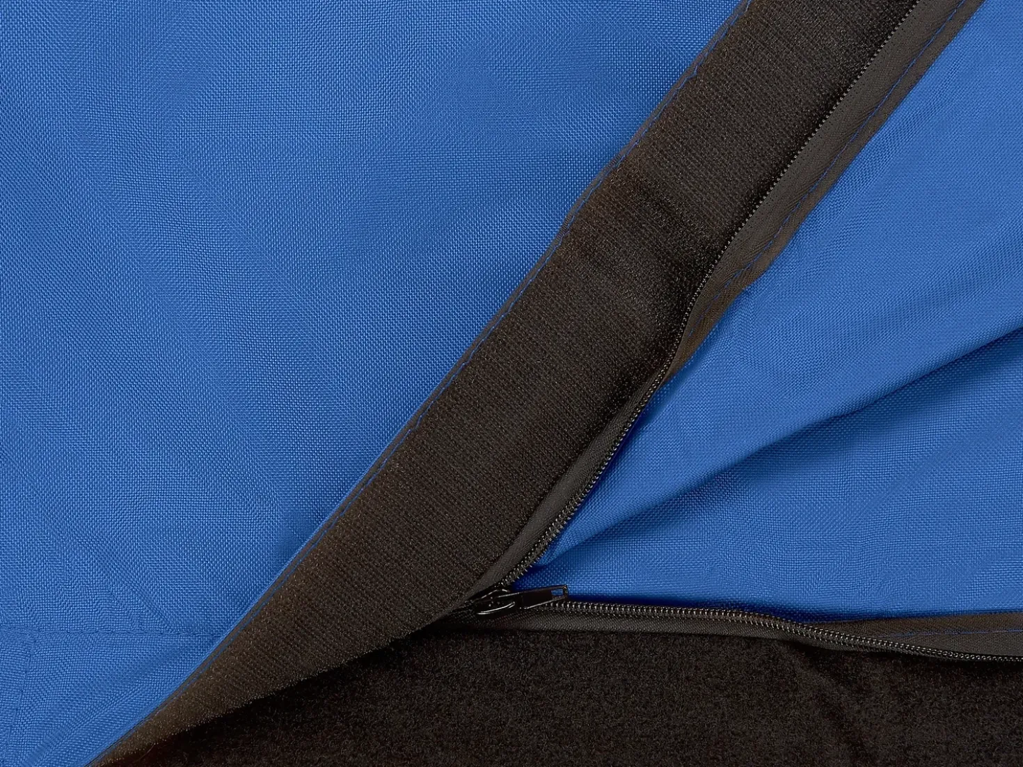 Poltrona sacco 300 L FUZZY 140 cm 180 cm Blu scuro