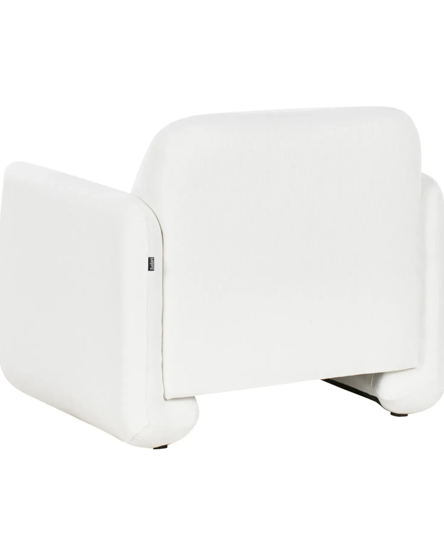 Poltrona SALAND Tessuto Bianco