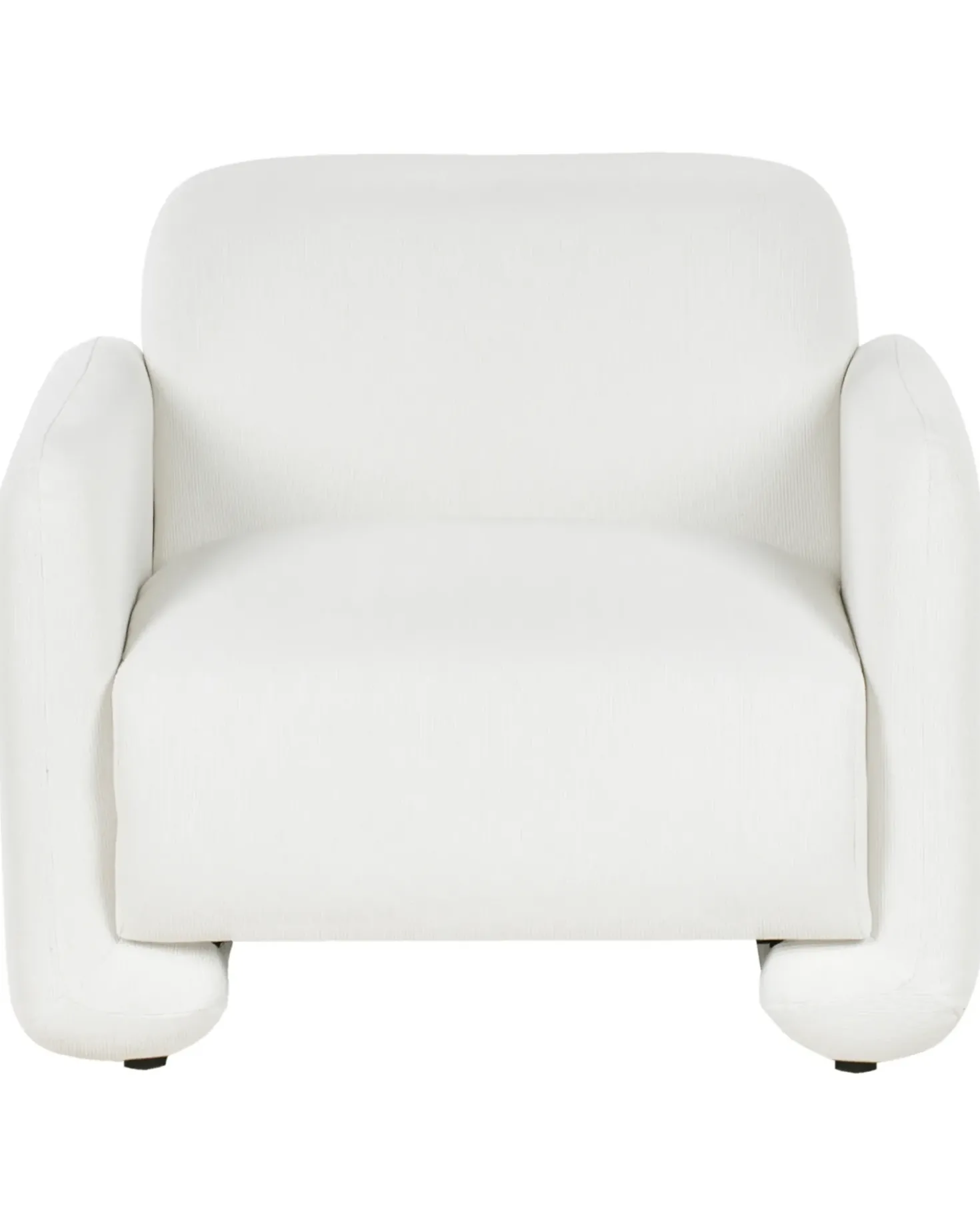 Poltrona SALAND Tessuto Bianco