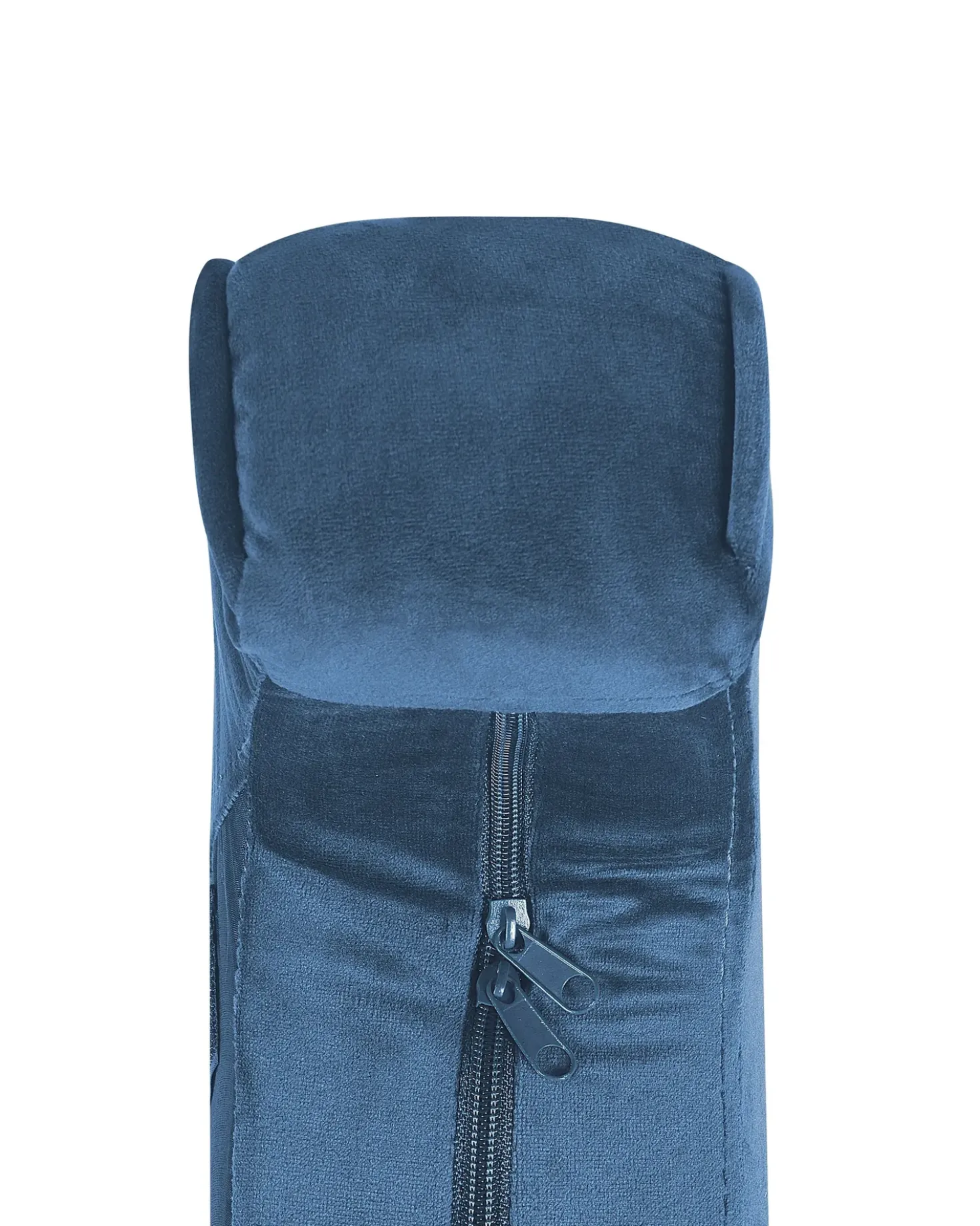 Poltrona SANDSET con poggiapiedi Velluto Blu scuro