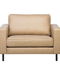 Poltrona SAVALEN Pelle sintetica Beige
