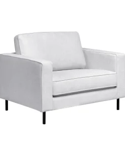 Poltrona SAVALEN Tessuto Grigio chiaro
