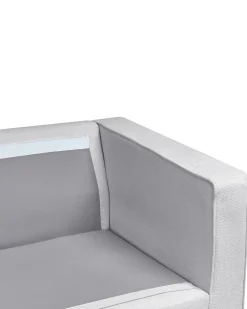 Poltrona SAVALEN Tessuto Grigio chiaro