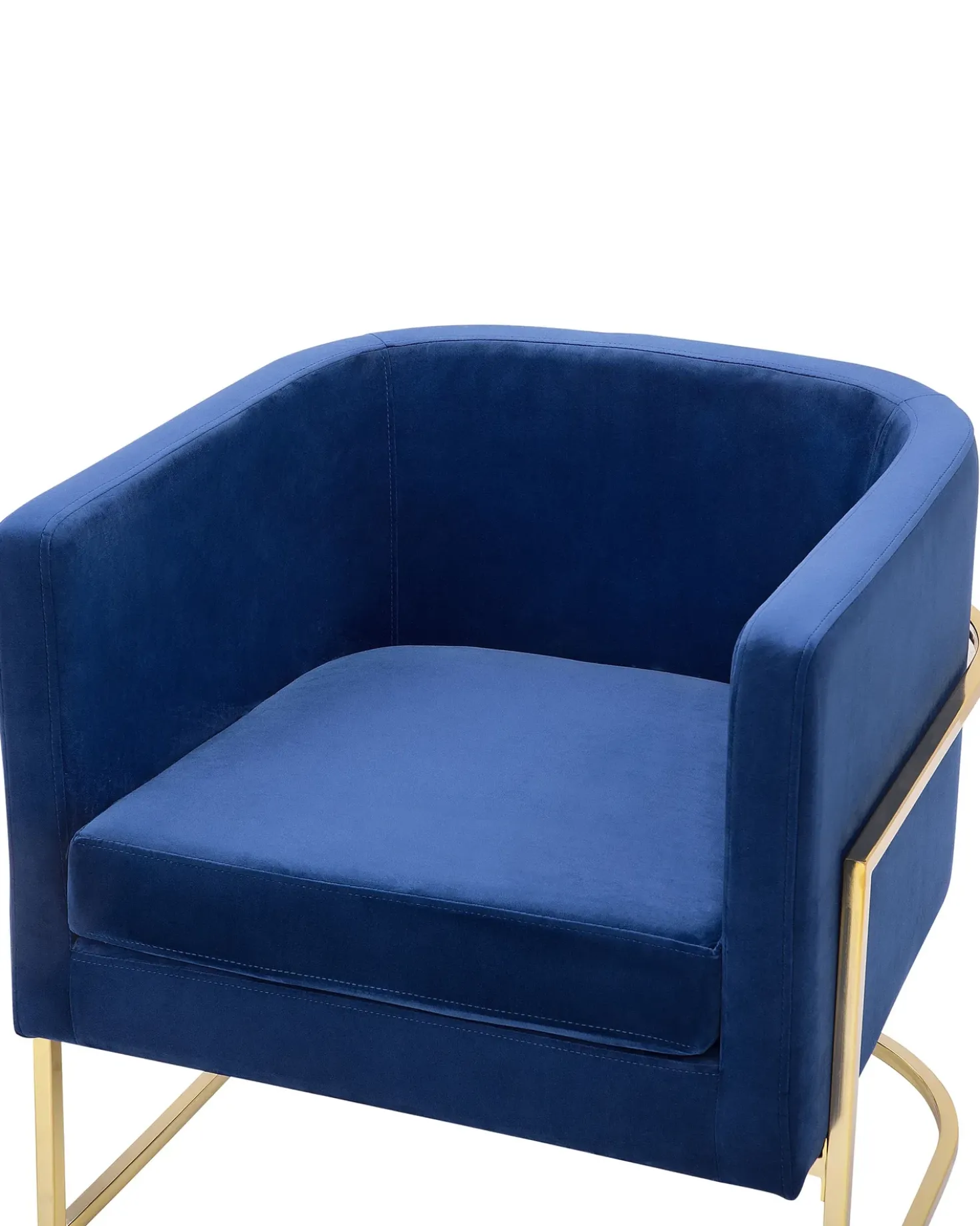 Poltrona SIRKKA Velluto Blu scuro