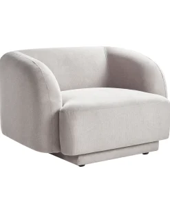 Poltrona SKJANES Tessuto Grigio chiaro