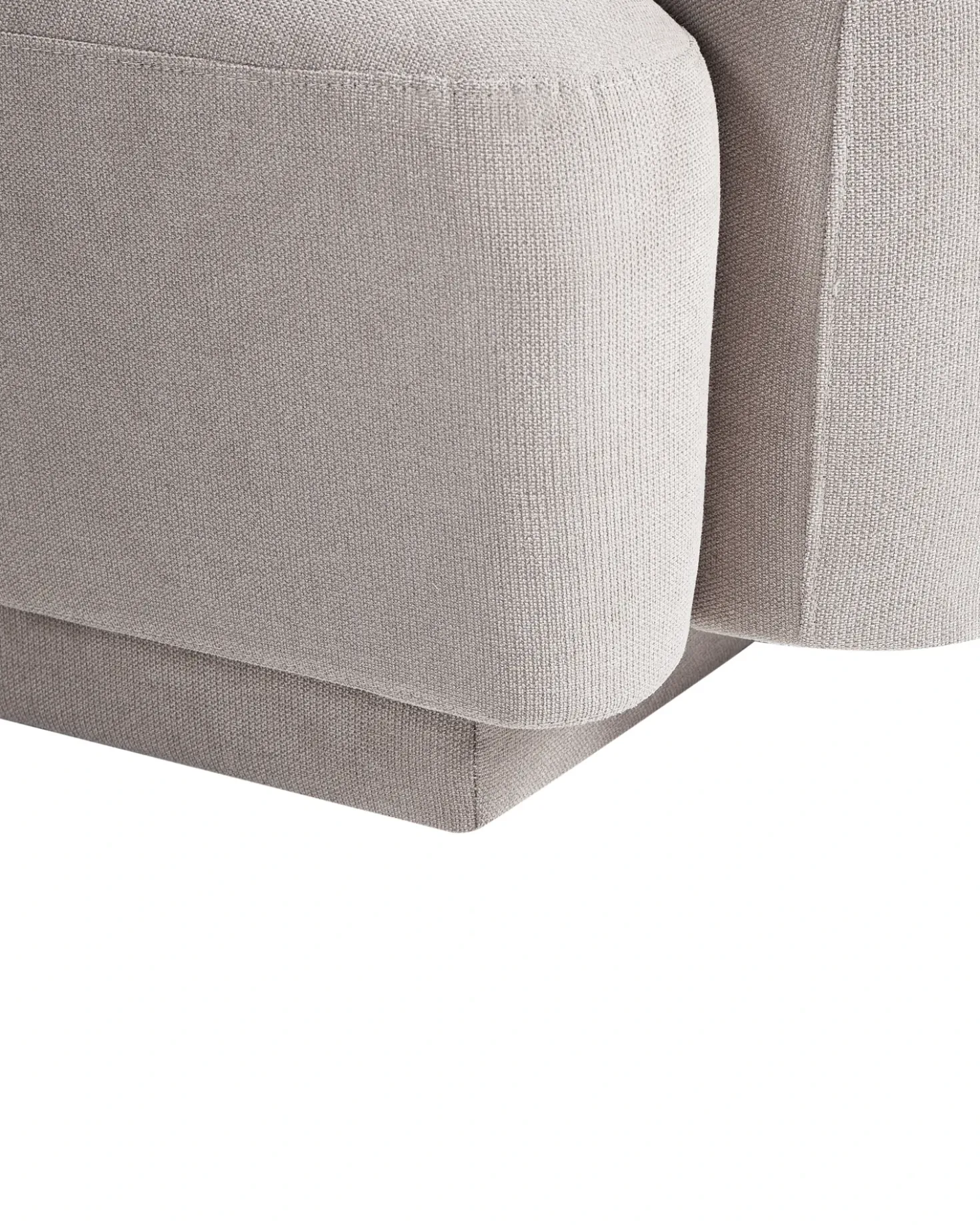Poltrona SKJANES Tessuto Grigio chiaro