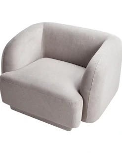 Poltrona SKJANES Tessuto Grigio chiaro