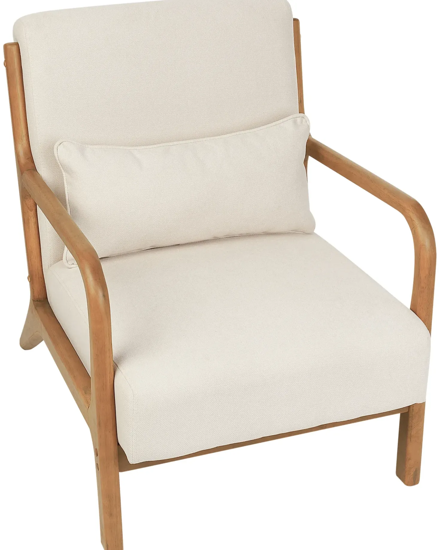 Poltrona SKOVDE Tessuto Beige chiaro