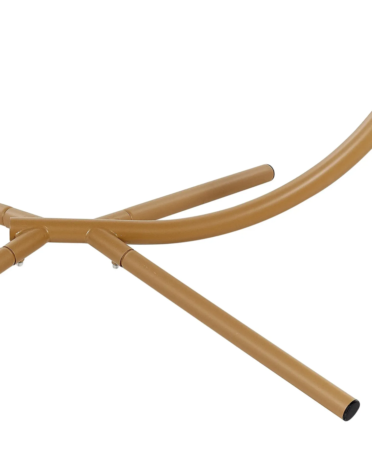 Poltrona sospesa con supporto da pavimento ARCO Metallo Beige