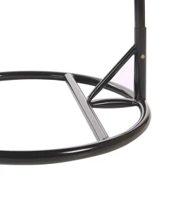 Poltrona sospesa con supporto da pavimento CASOLI Rattan sintetico (PE) Grigio
