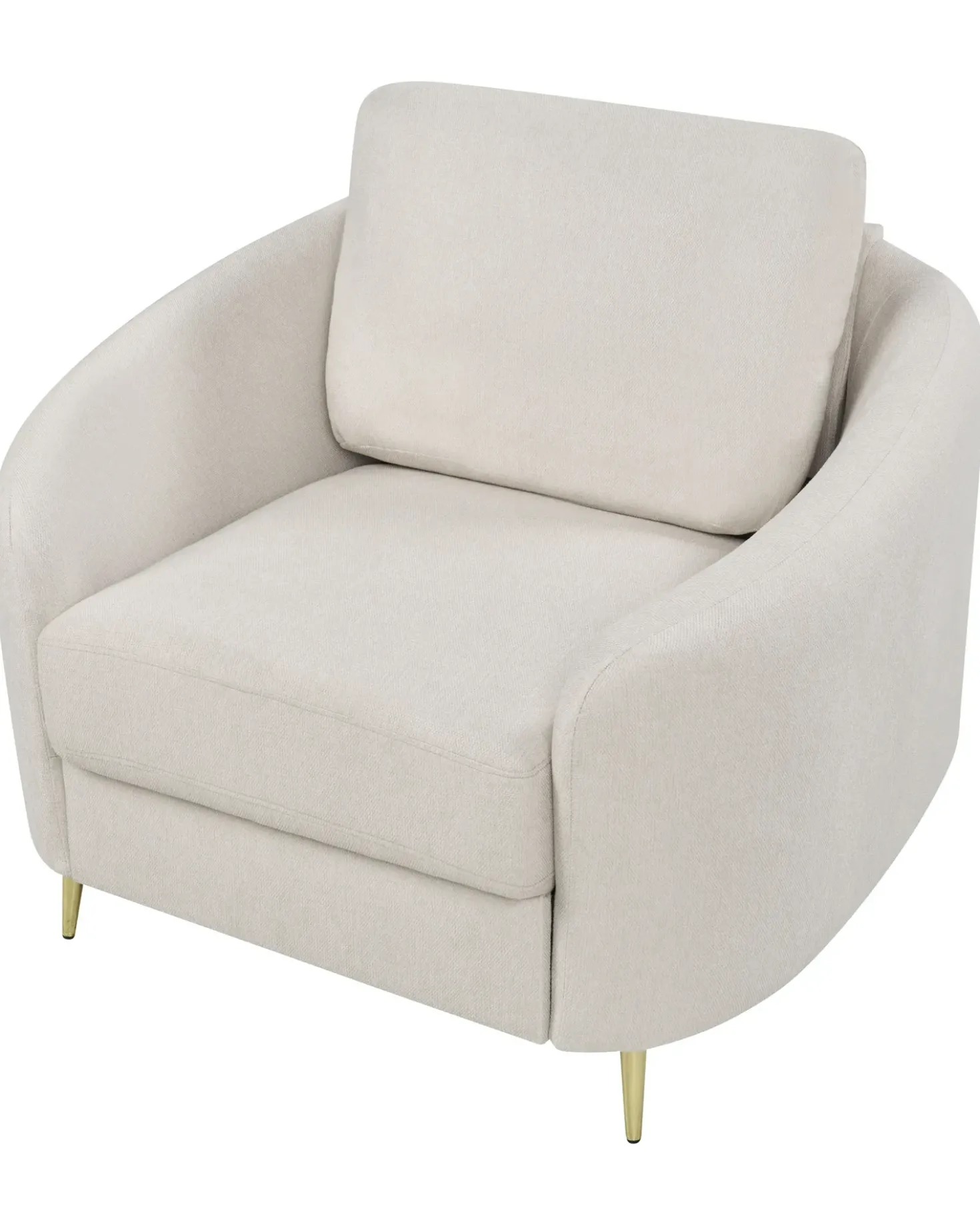 Poltrona TROSA Tessuto Beige chiaro