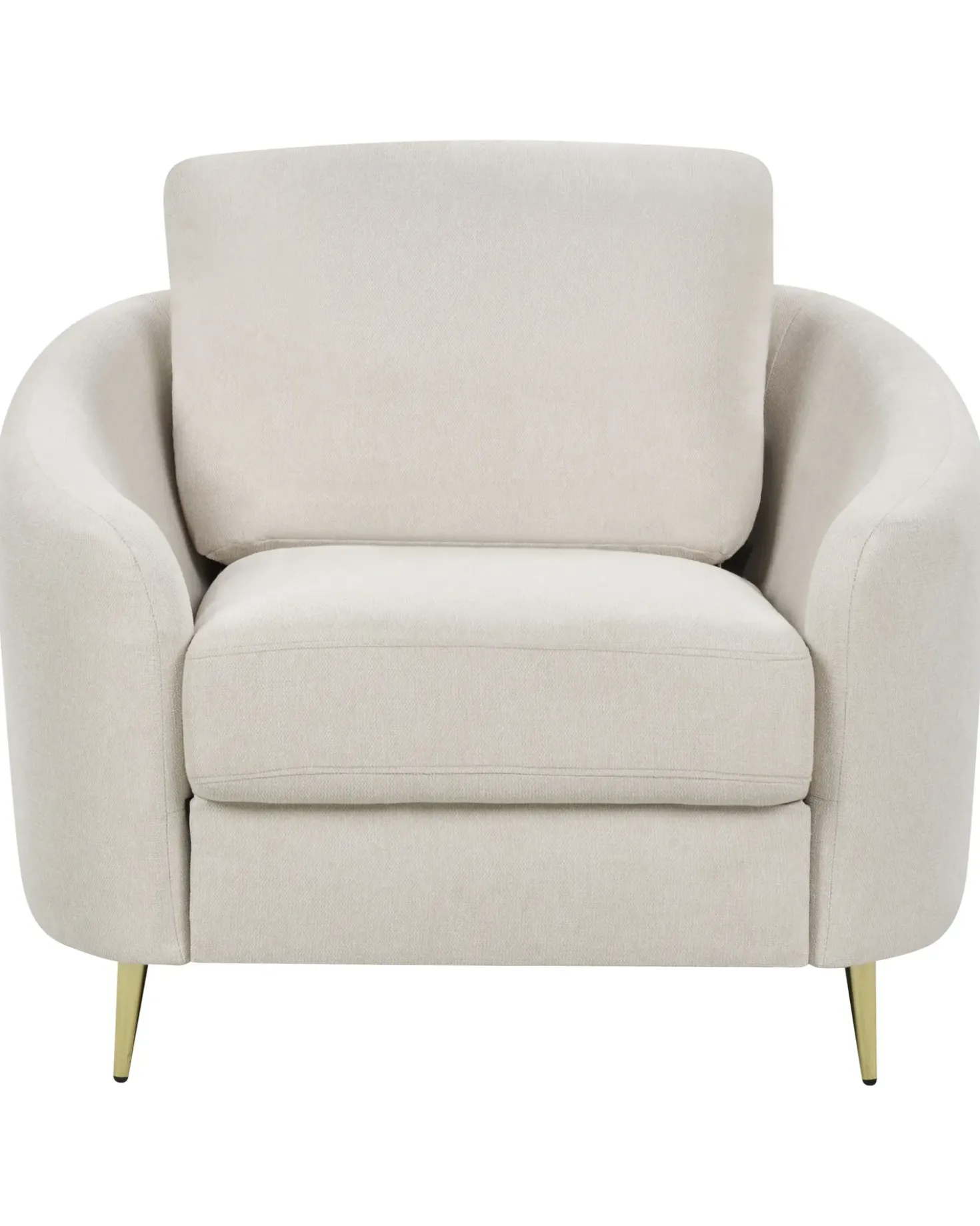Poltrona TROSA Tessuto Beige chiaro