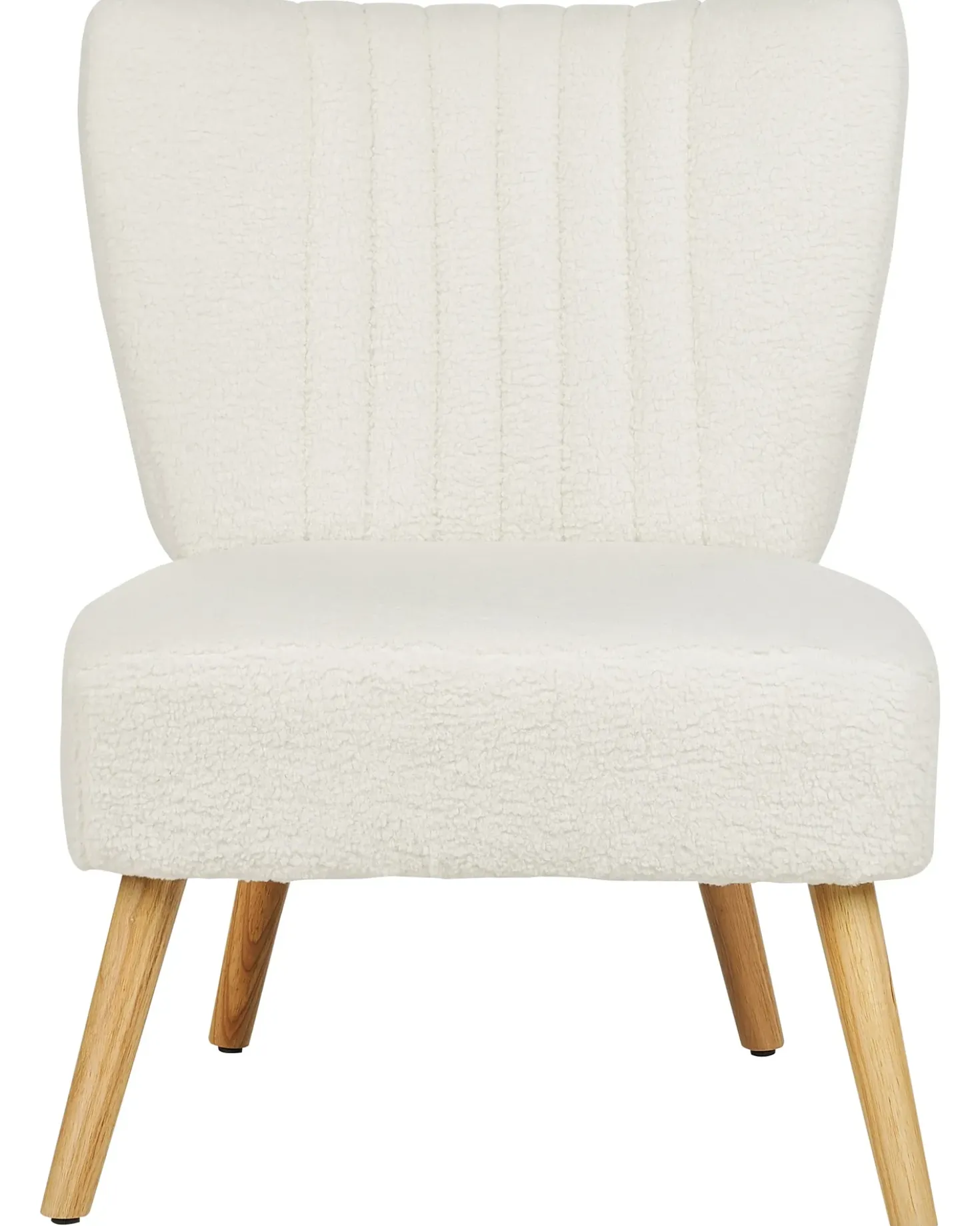 Poltrona VAASA Bouclé Bianco