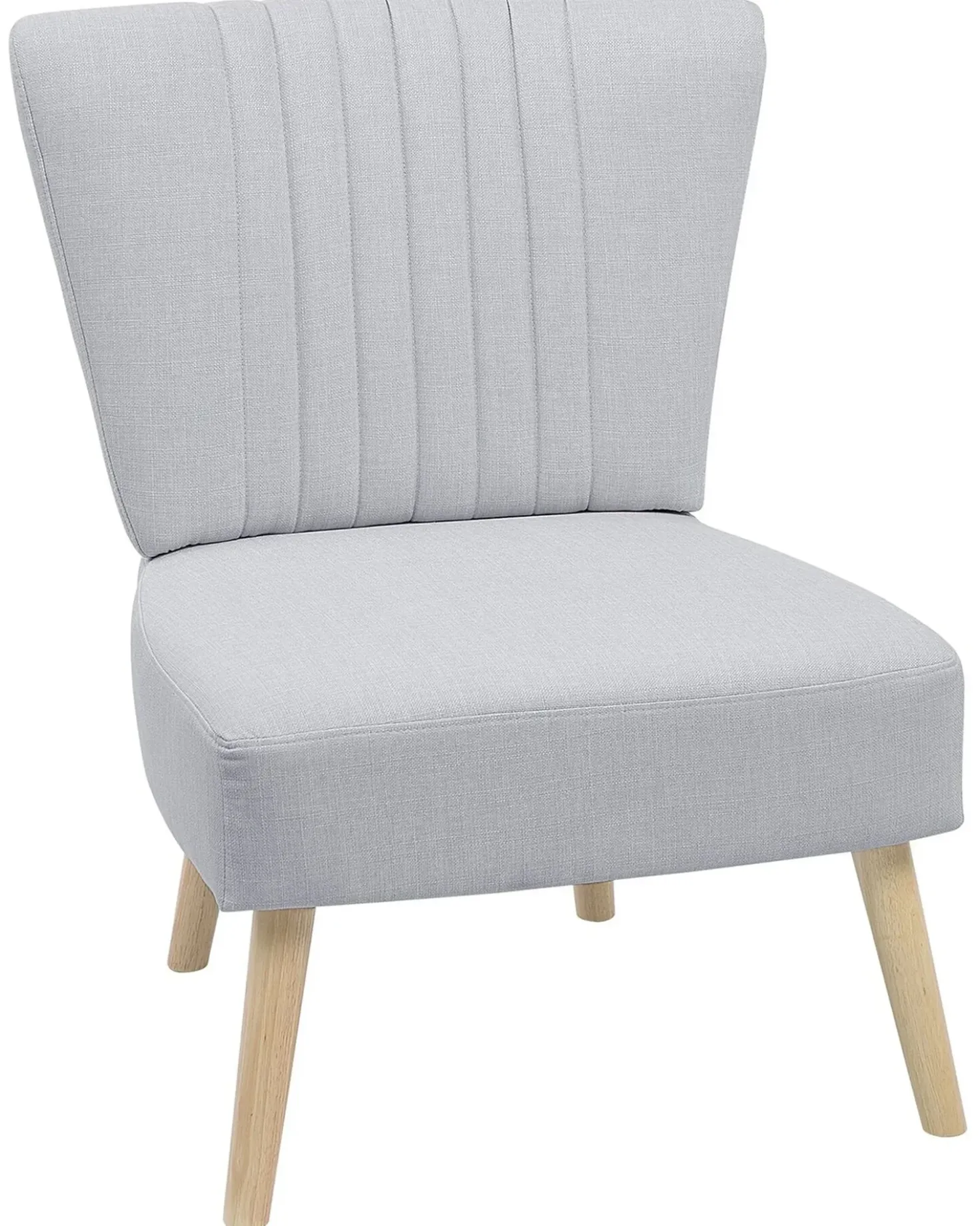 Poltrona VAASA Tessuto Grigio chiaro