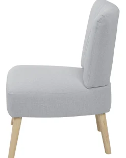 Poltrona VAASA Tessuto Grigio chiaro