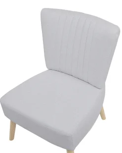 Poltrona VAASA Tessuto Grigio chiaro