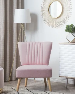 Poltrona VAASA Tessuto Rosa
