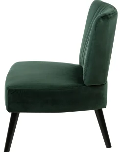 Poltrona VAASA Velluto Verde smeraldo