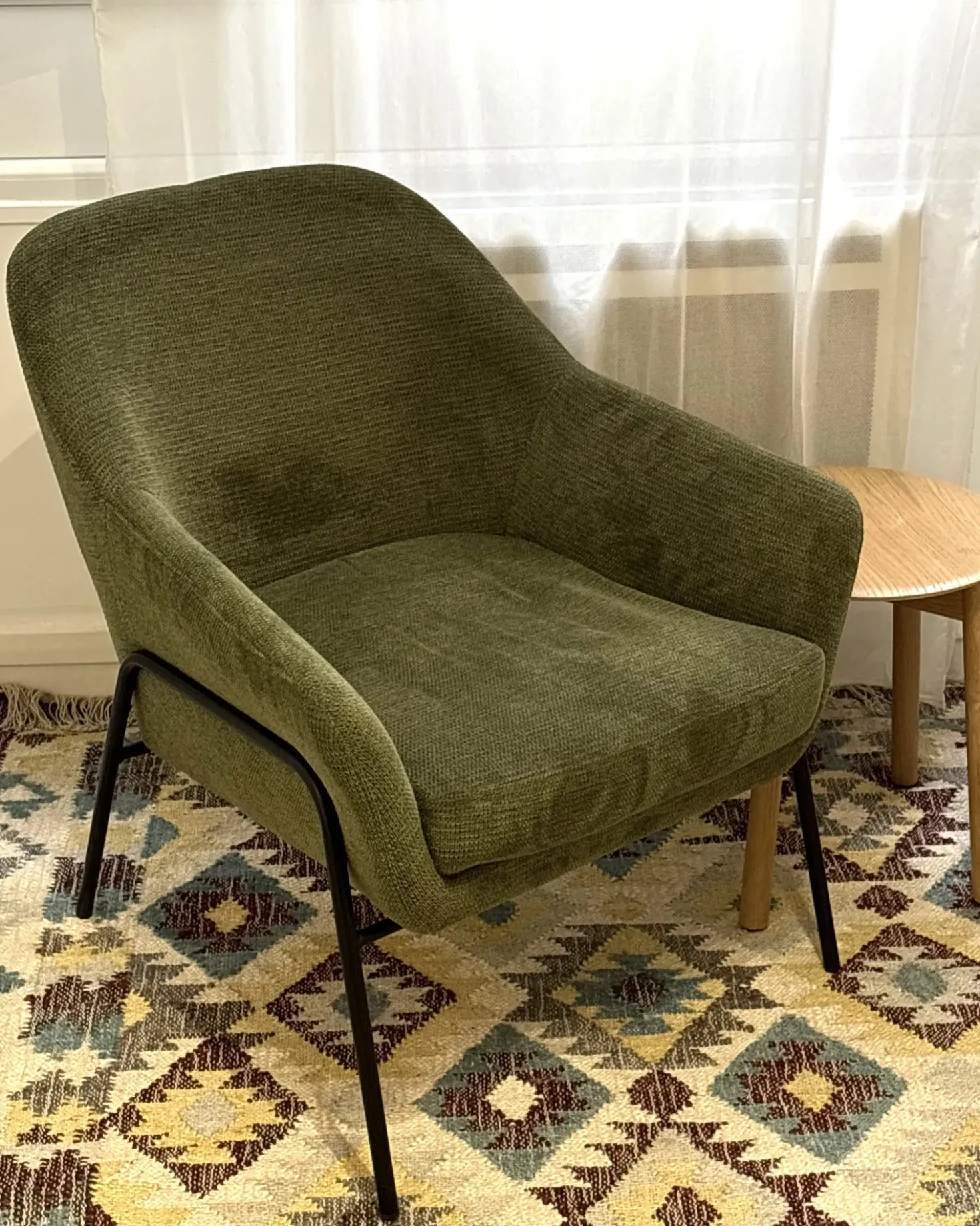 Poltrona VEDDIGE Tessuto Verde