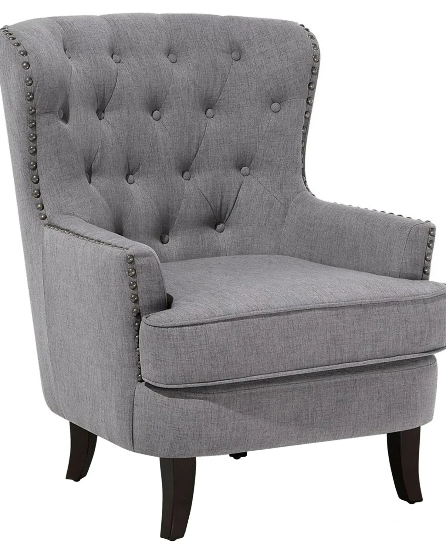 Poltrona VIBORG II Tessuto Grigio chiaro