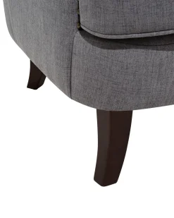 Poltrona VIBORG II Tessuto Grigio scuro